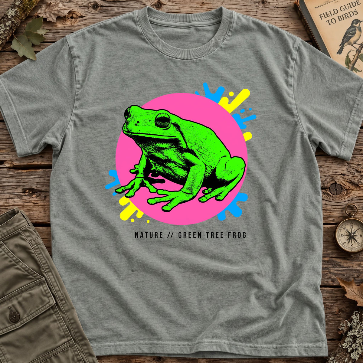 Pop Green Tree Frog T-Shirt