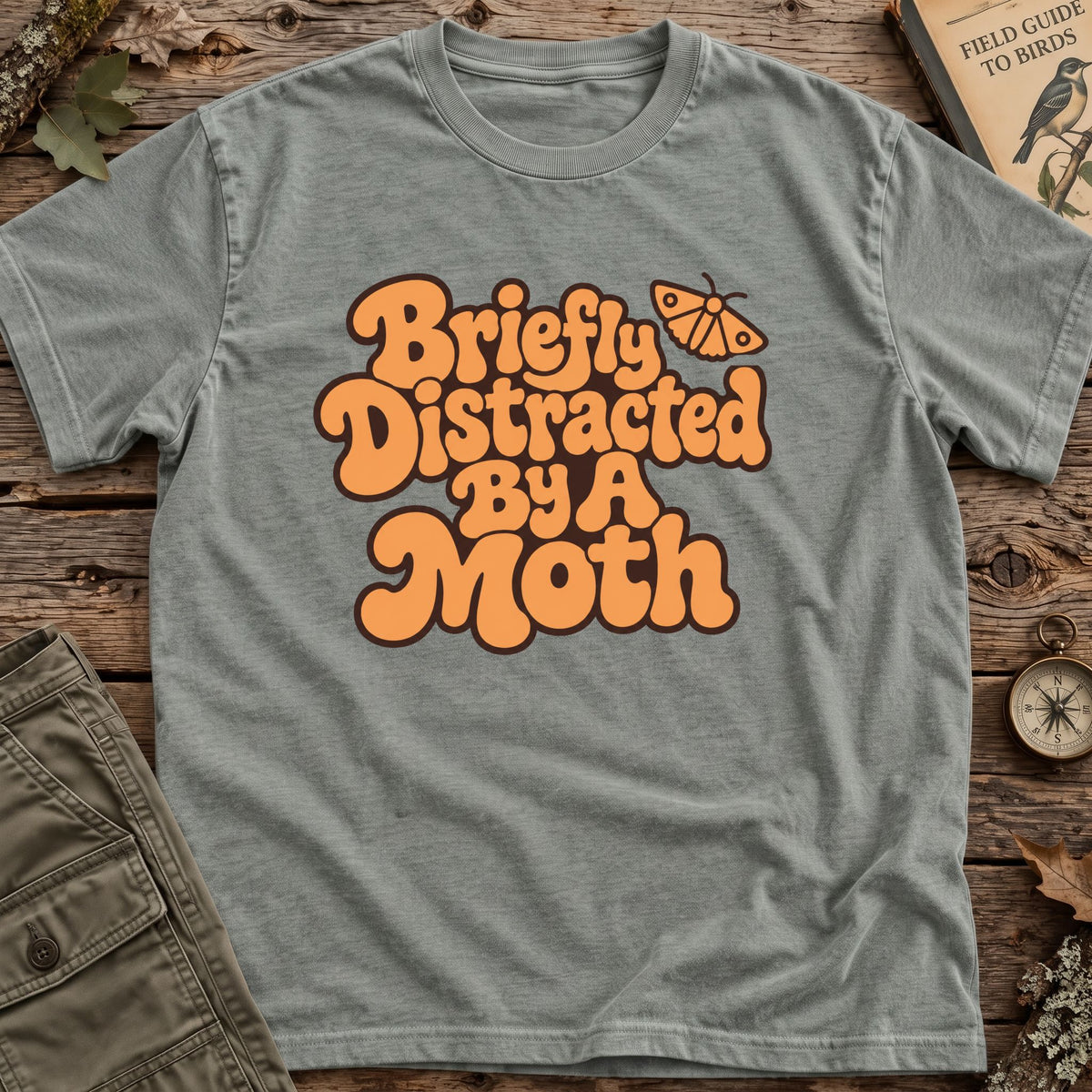 Briefly Distracted Bird Retro T-Shirt