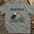 Never Tame Eagle Bobcat T-Shirt