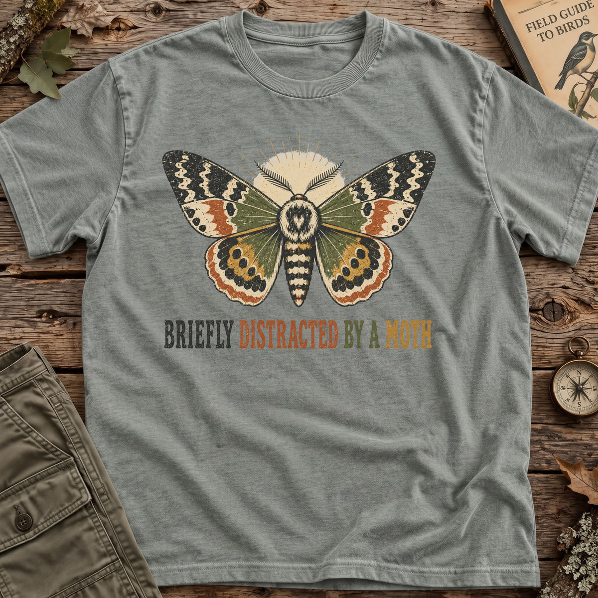 Distracted Vintage Moth T-Shirt