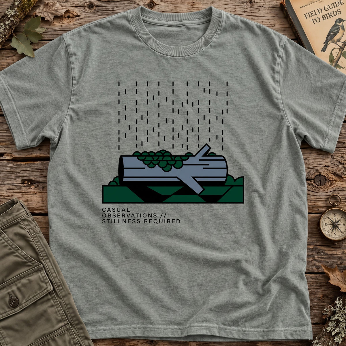 Log Rain Graphic T-Shirt