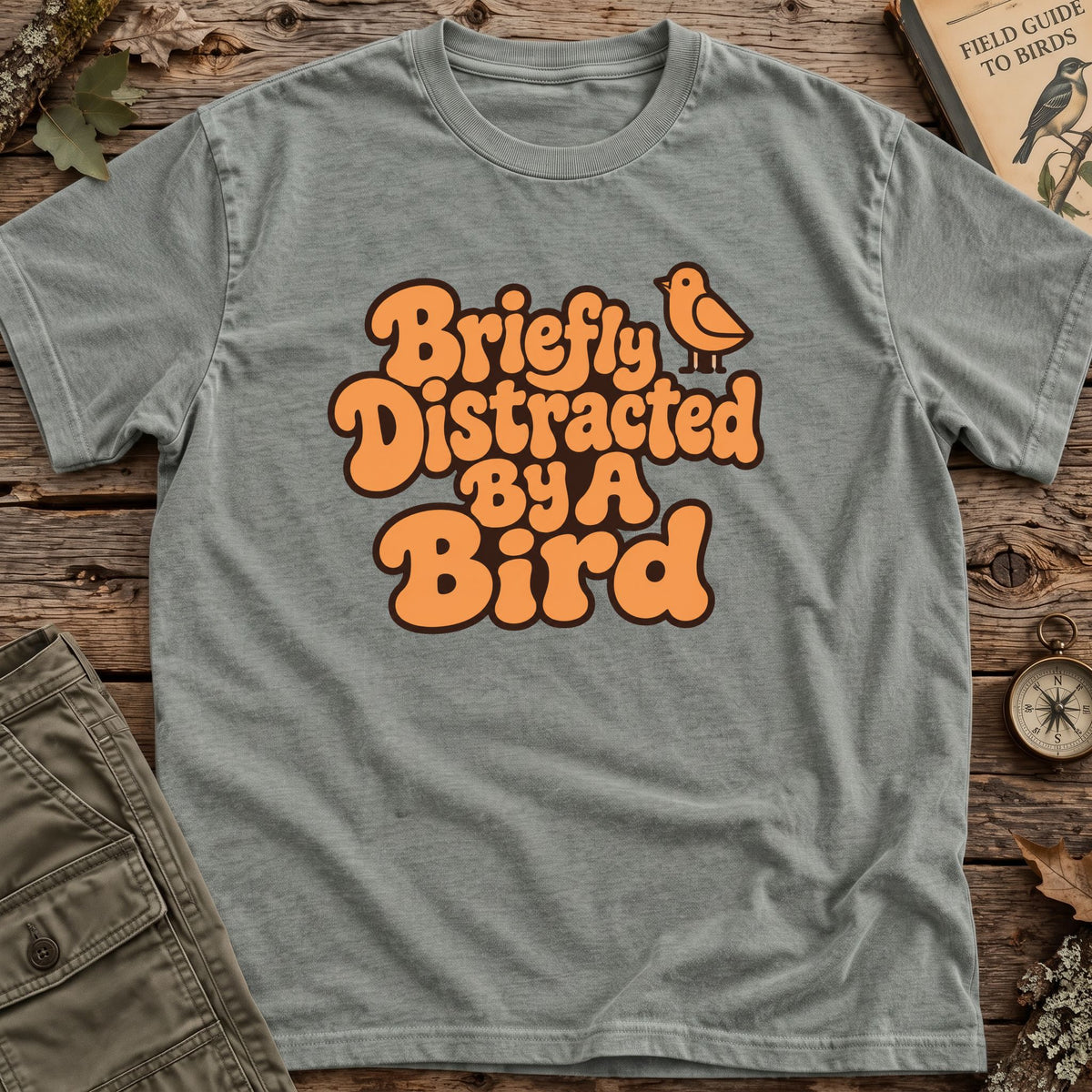 Briefly Distracted Moth Retro T-Shirt