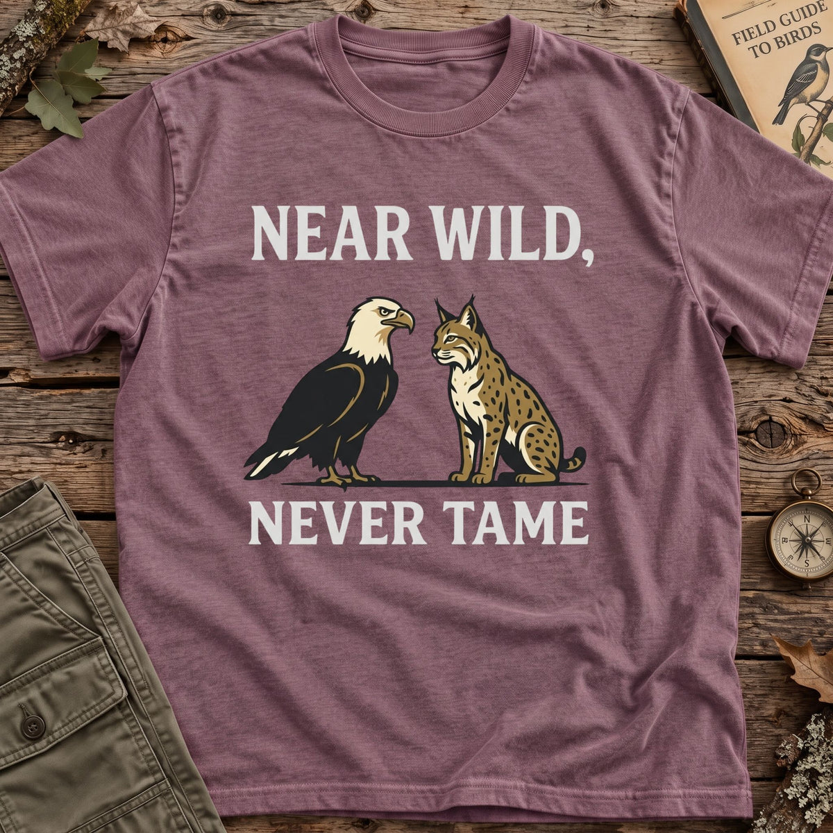Never Tame Eagle Bobcat T-Shirt