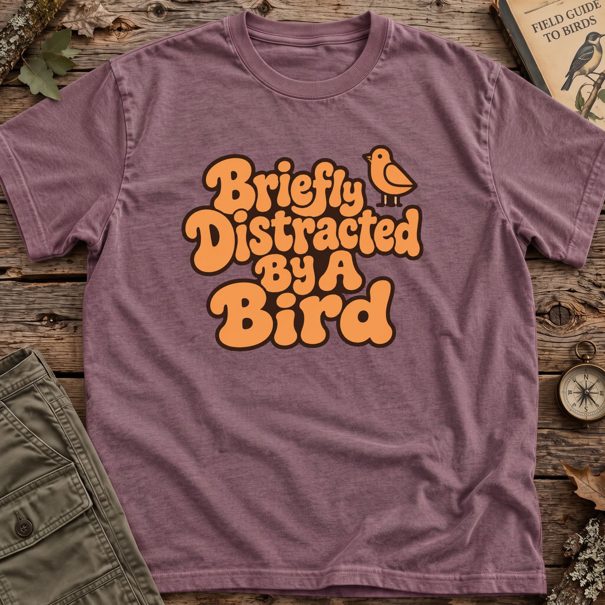 Briefly Distracted Moth Retro T-Shirt