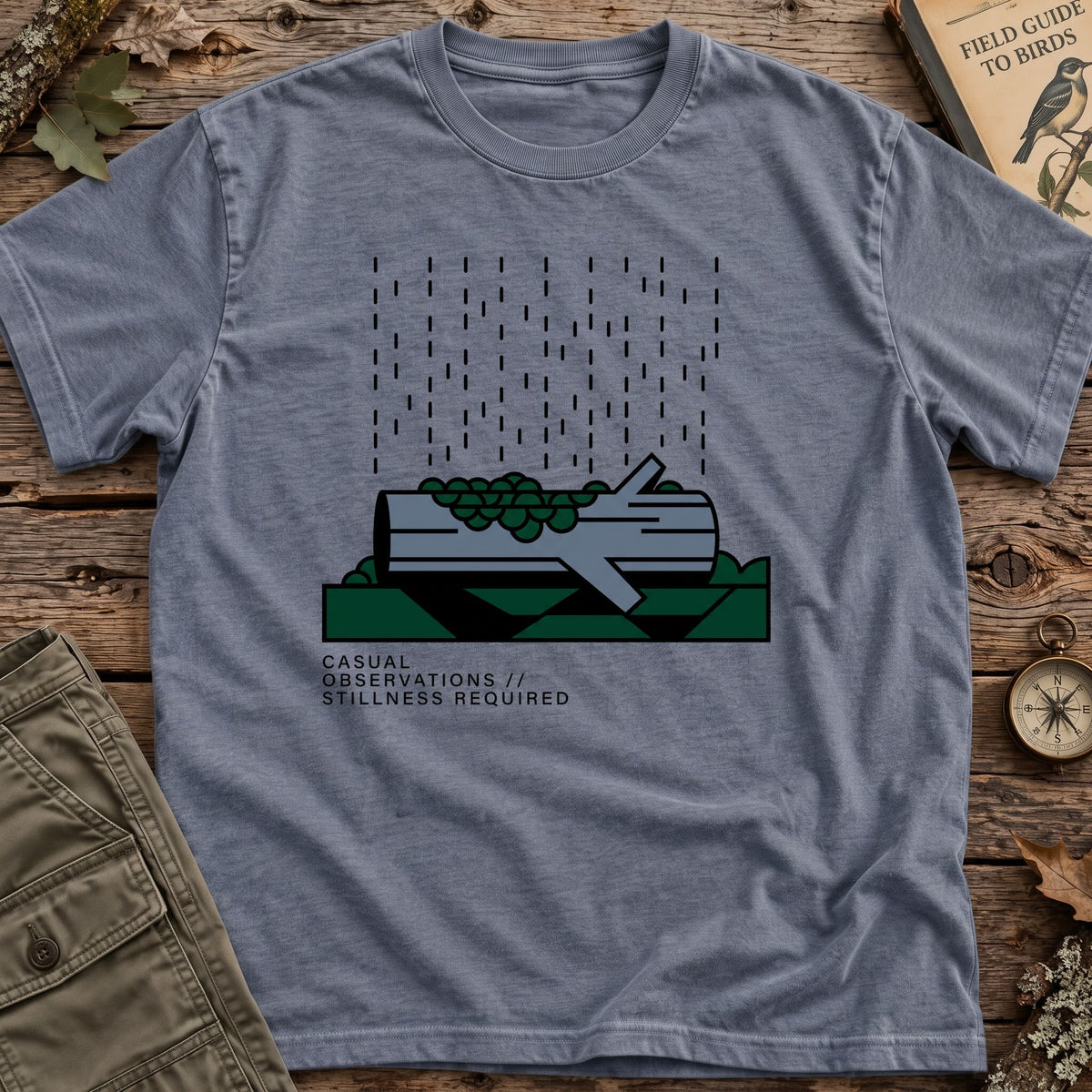 Log Rain Graphic T-Shirt