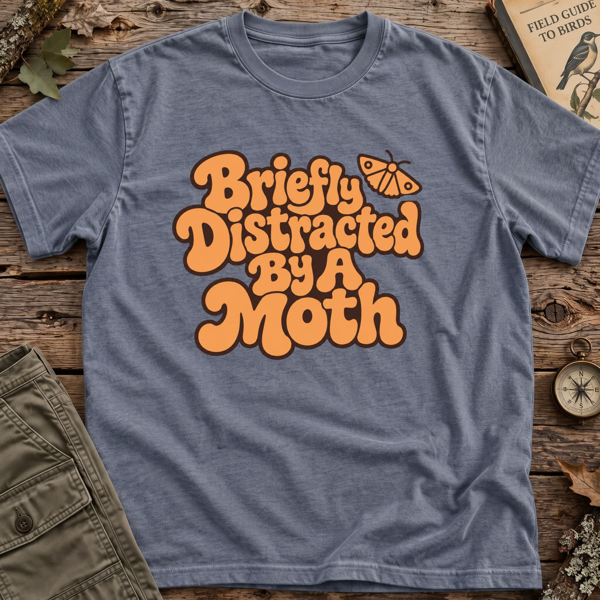 Briefly Distracted Bird Retro T-Shirt