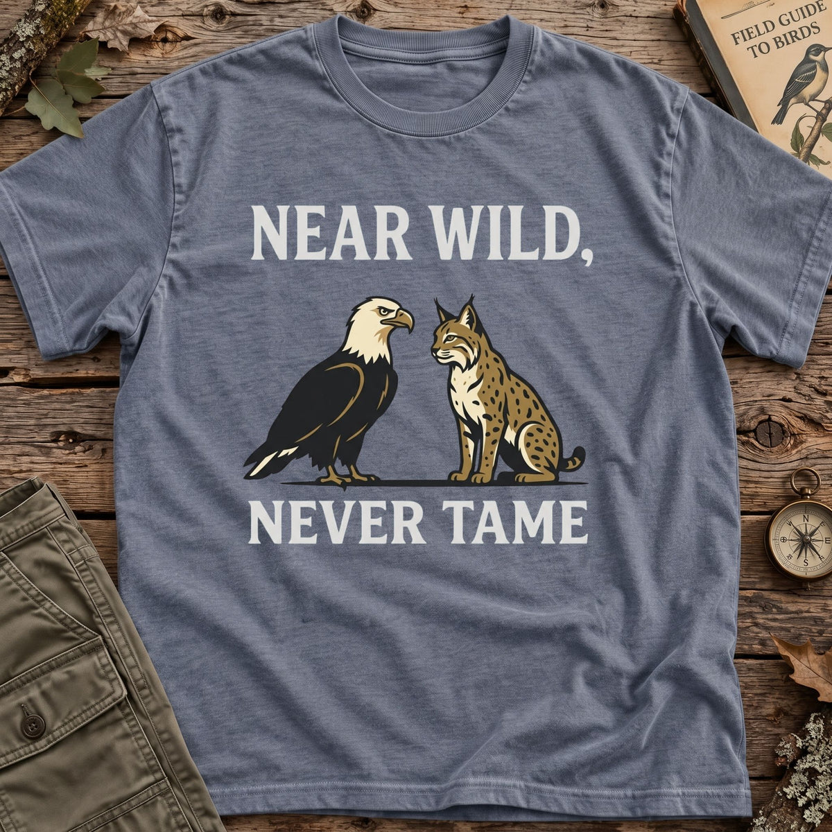 Never Tame Eagle Bobcat T-Shirt