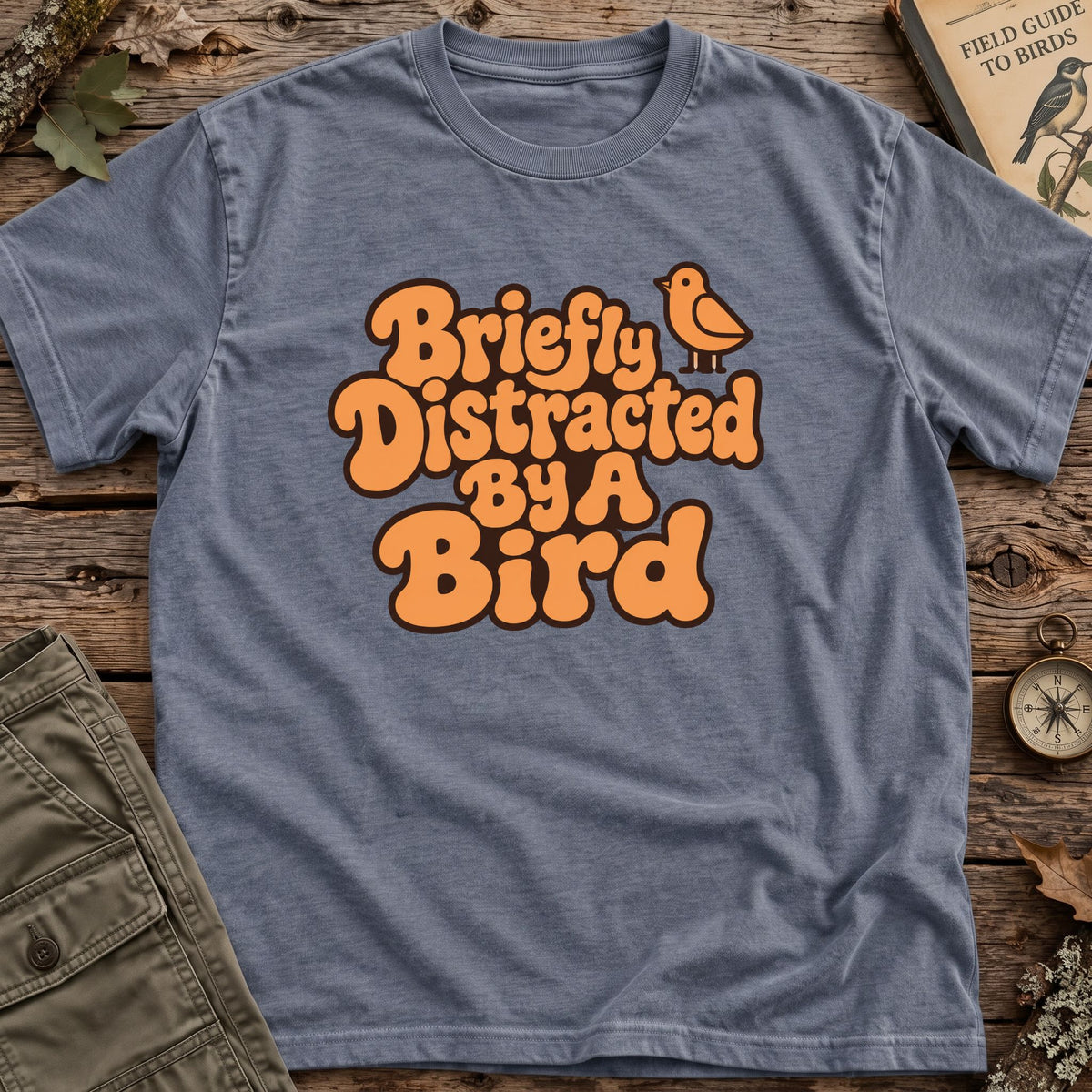 Briefly Distracted Moth Retro T-Shirt