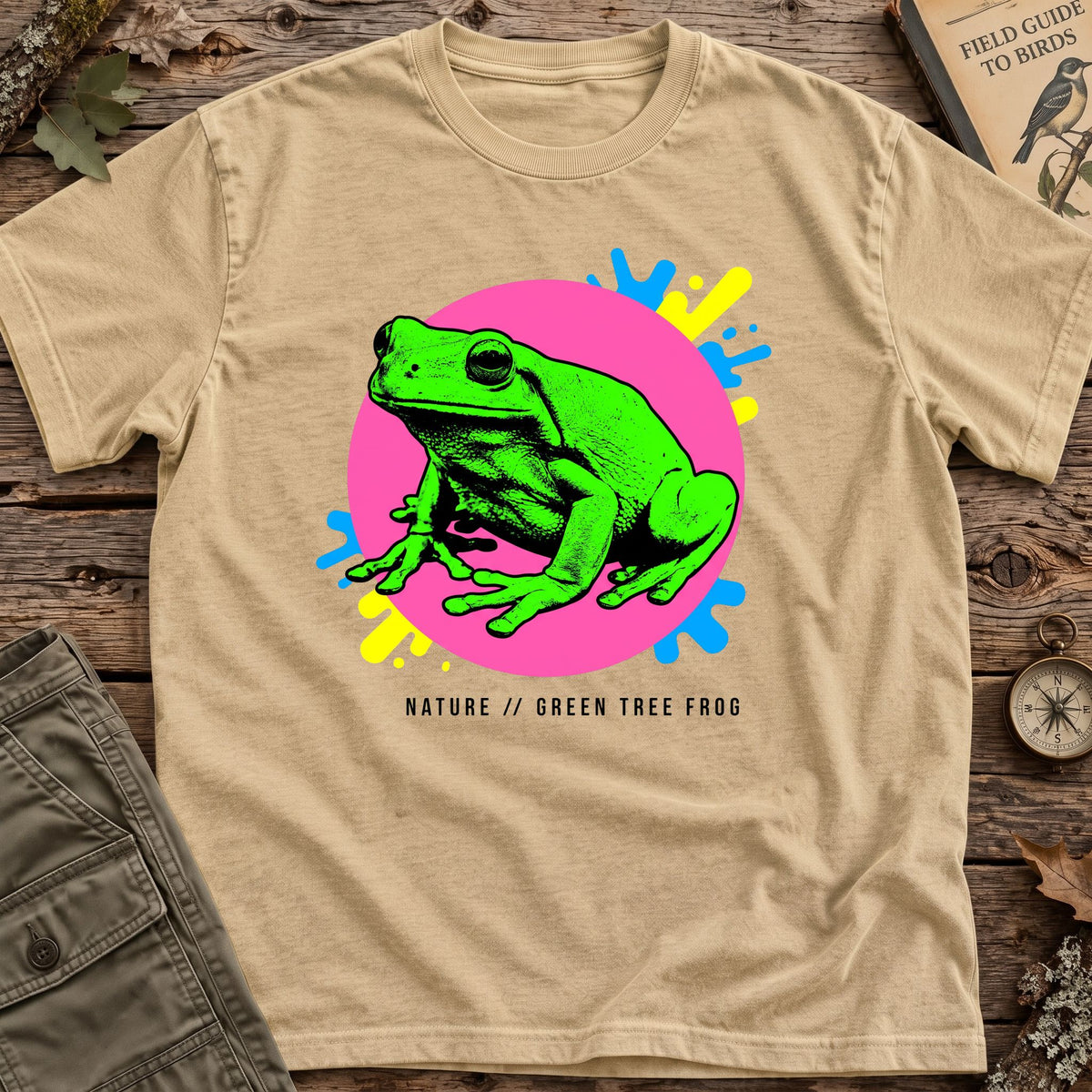 Pop Green Tree Frog T-Shirt