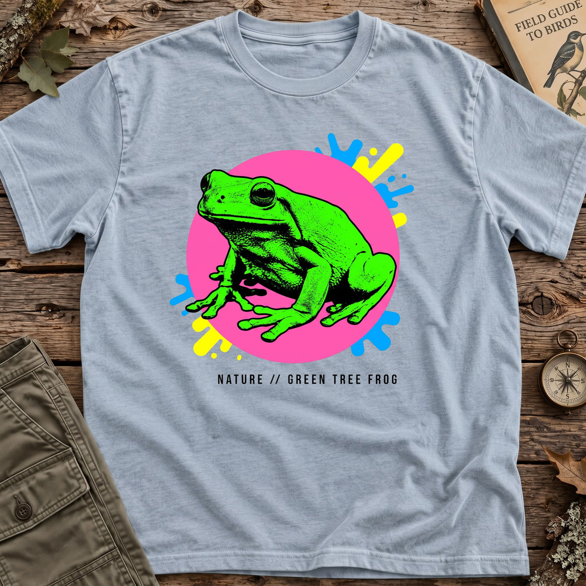 Pop Green Tree Frog T-Shirt