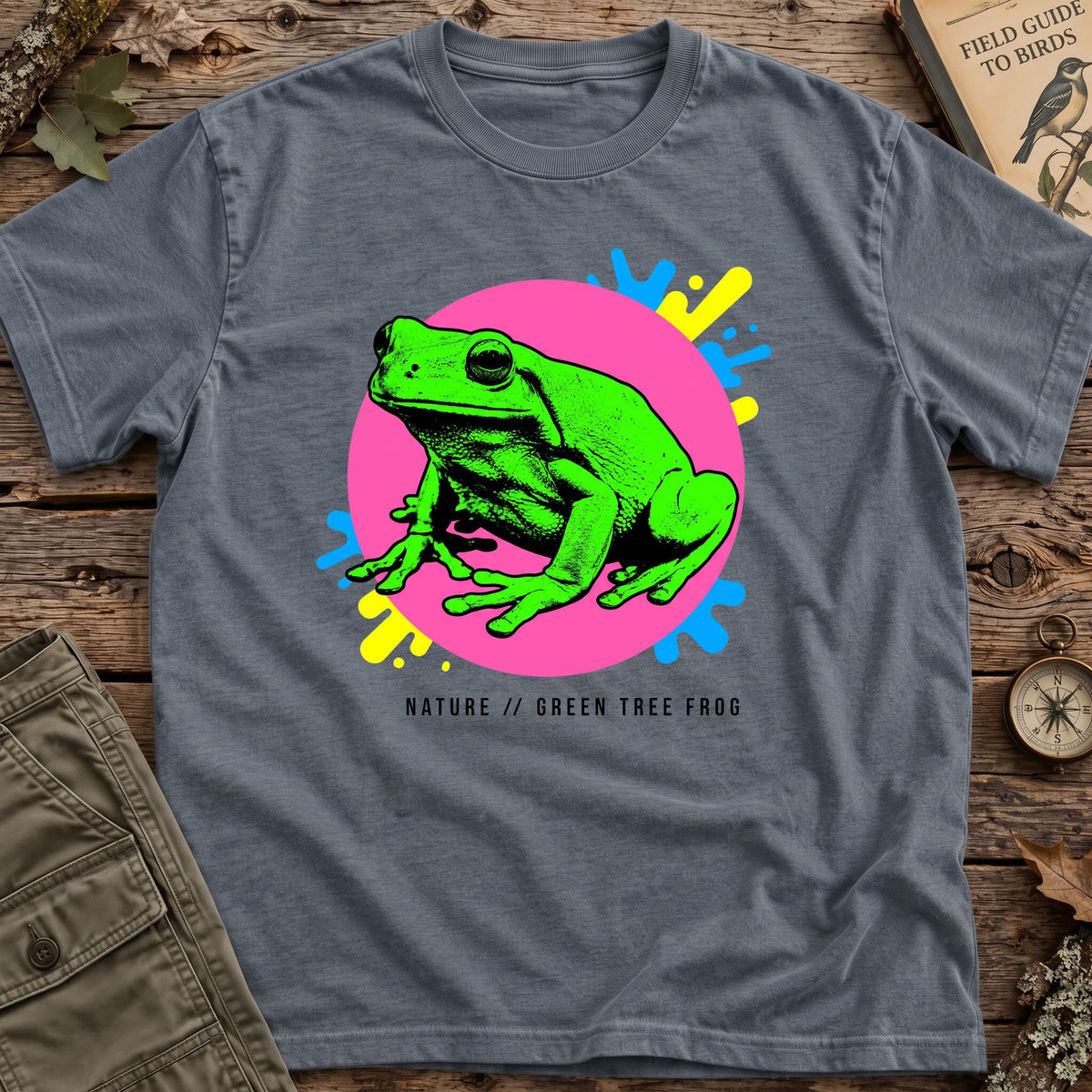 Pop Green Tree Frog T-Shirt