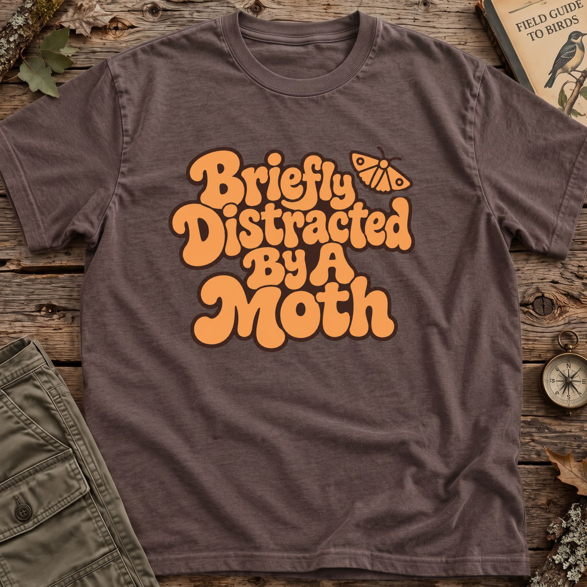Briefly Distracted Bird Retro T-Shirt