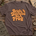 Briefly Distracted Frog Retro T-Shirt