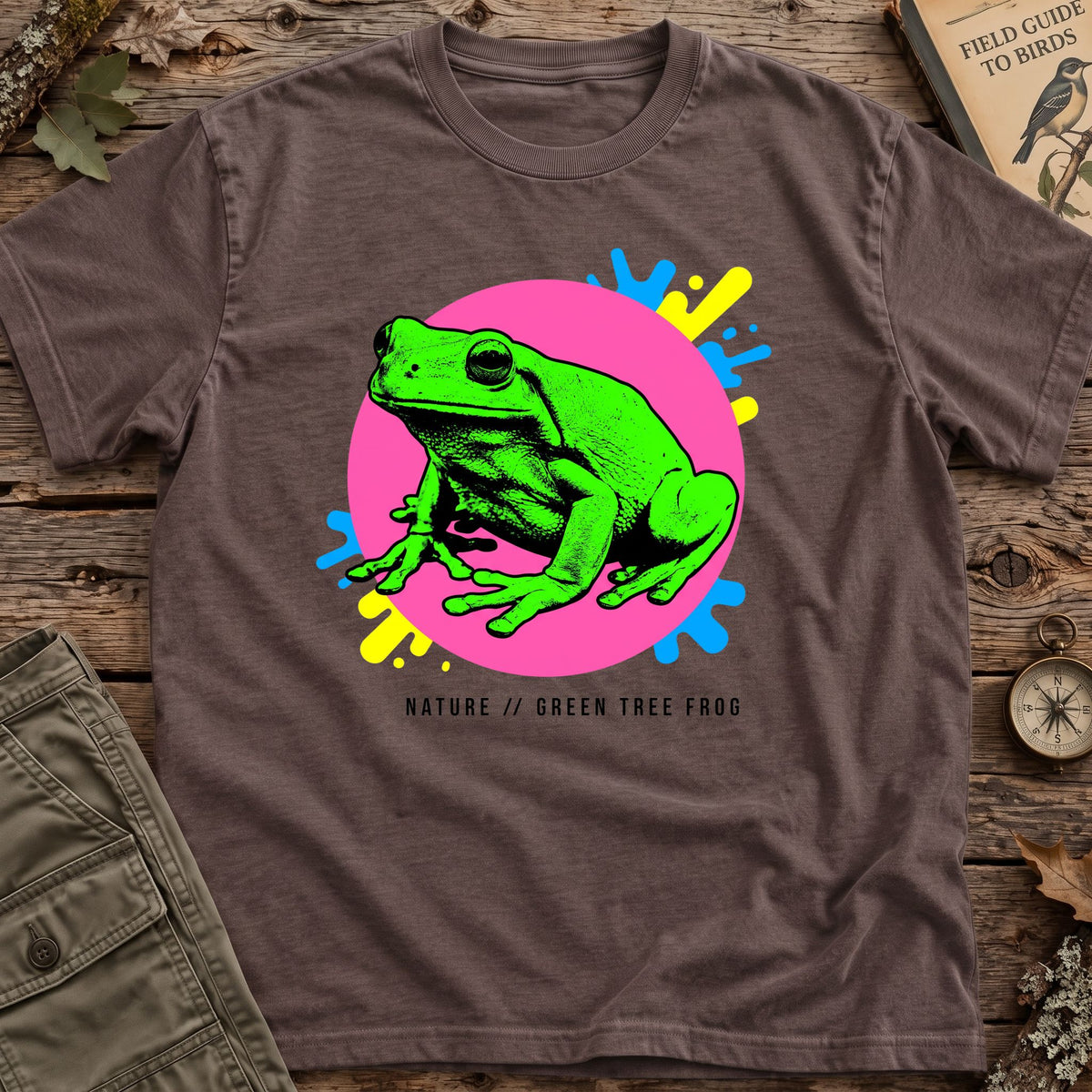 Pop Green Tree Frog T-Shirt