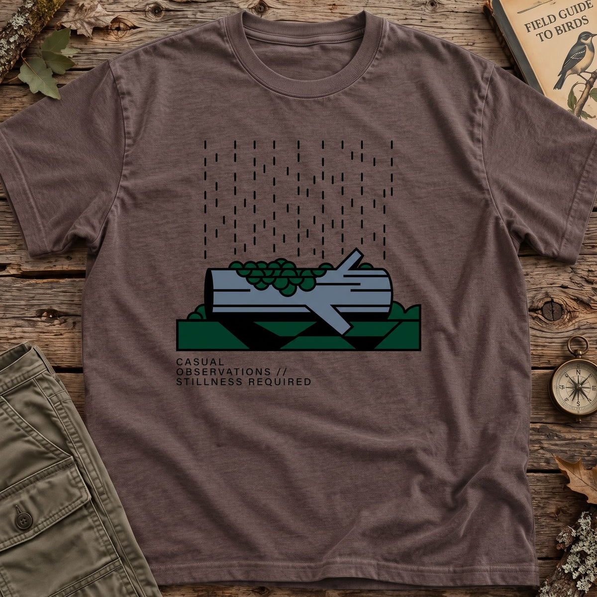 Log Rain Graphic T-Shirt