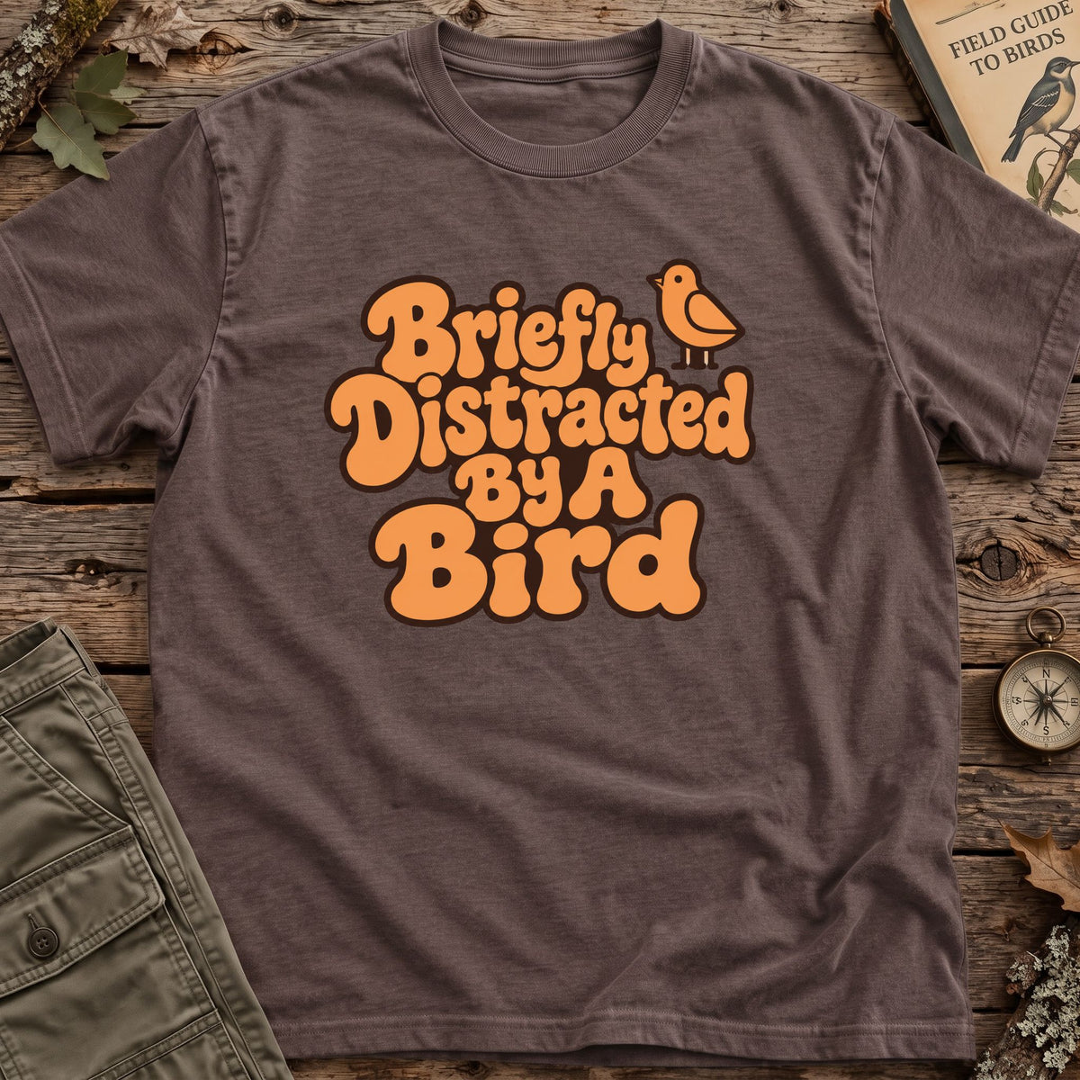 Briefly Distracted Moth Retro T-Shirt