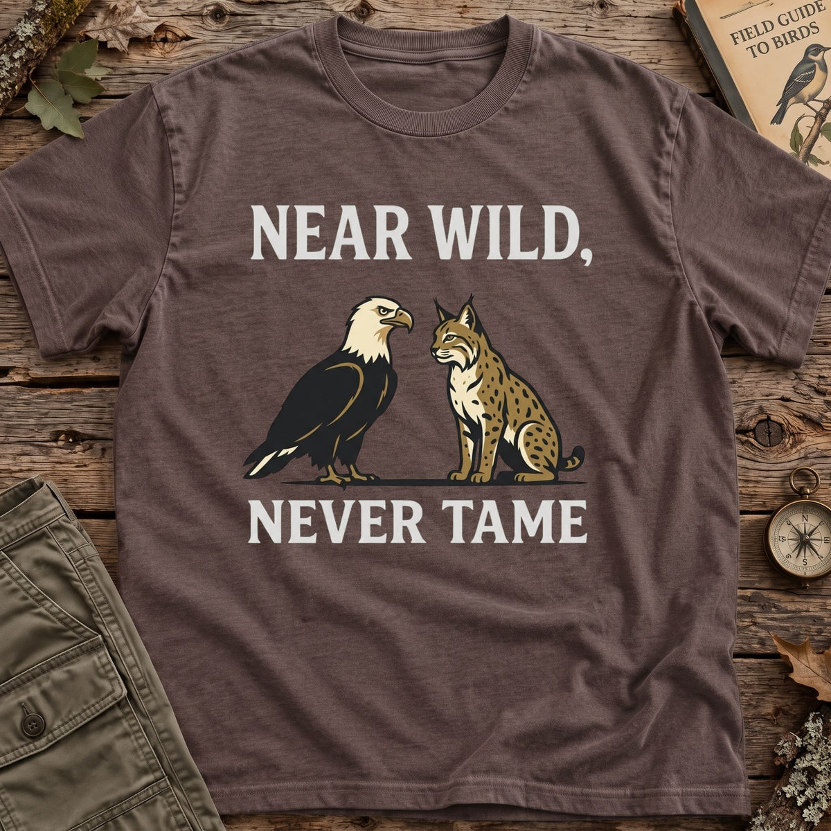 Never Tame Eagle Bobcat T-Shirt