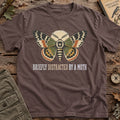 Distracted Vintage Moth T-Shirt