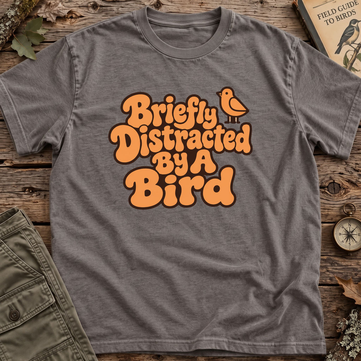 Briefly Distracted Moth Retro T-Shirt