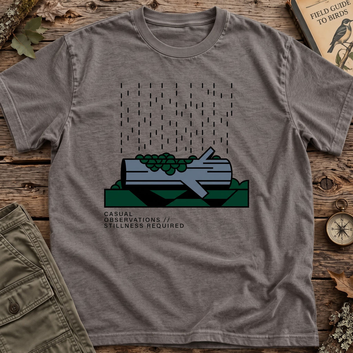 Log Rain Graphic T-Shirt