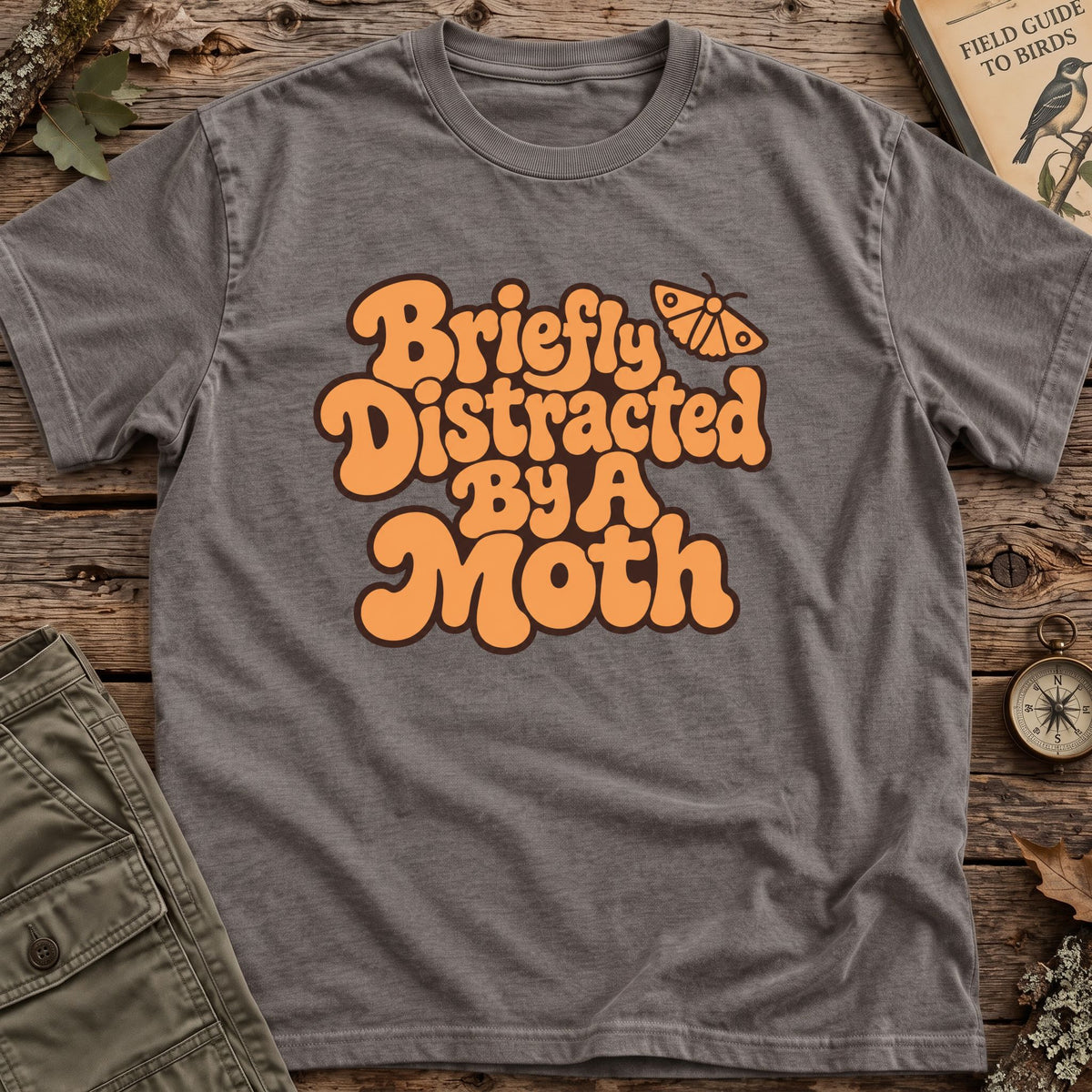 Briefly Distracted Bird Retro T-Shirt