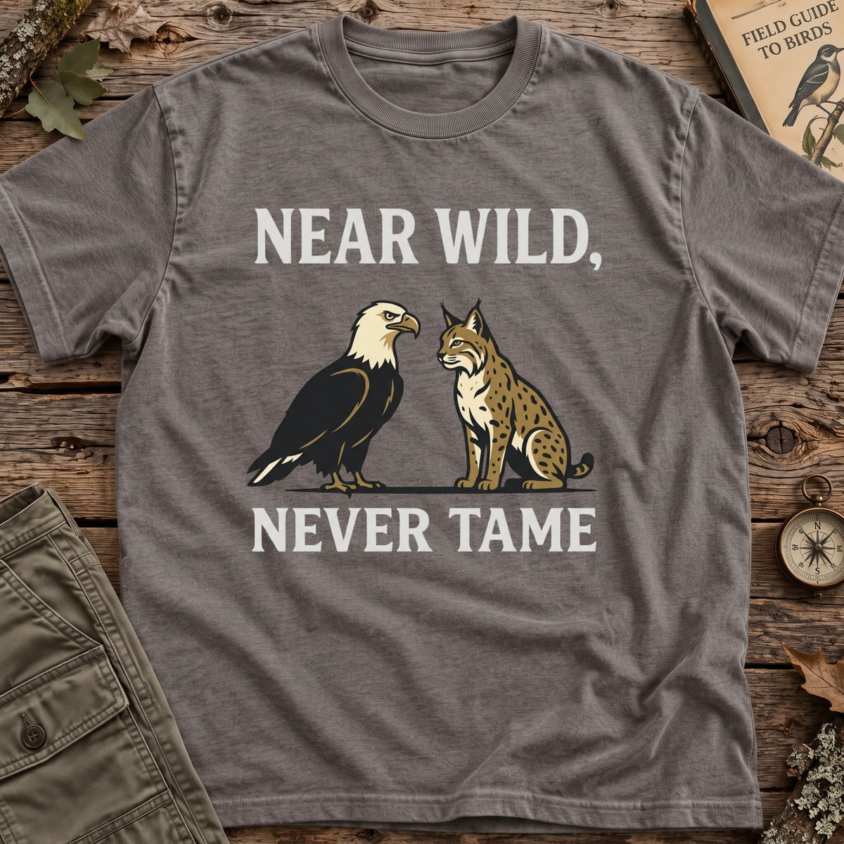 Never Tame Eagle Bobcat T-Shirt
