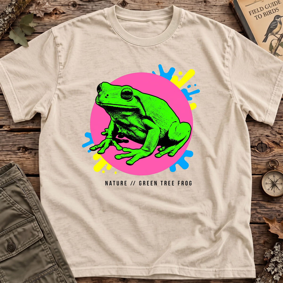 Pop Green Tree Frog T-Shirt