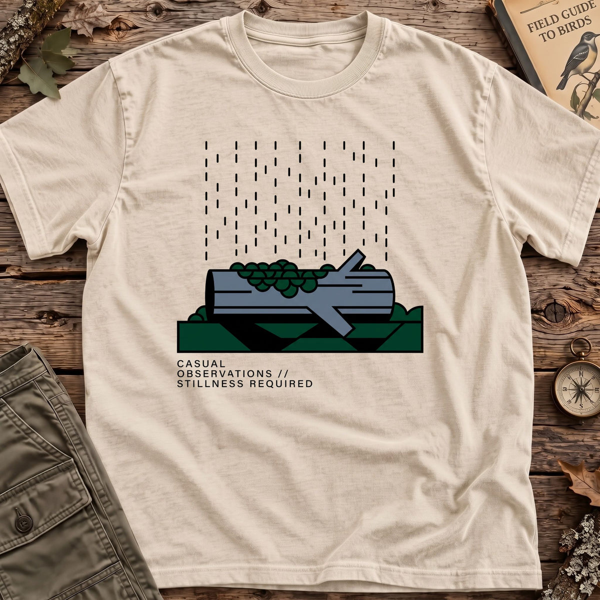Log Rain Graphic T-Shirt