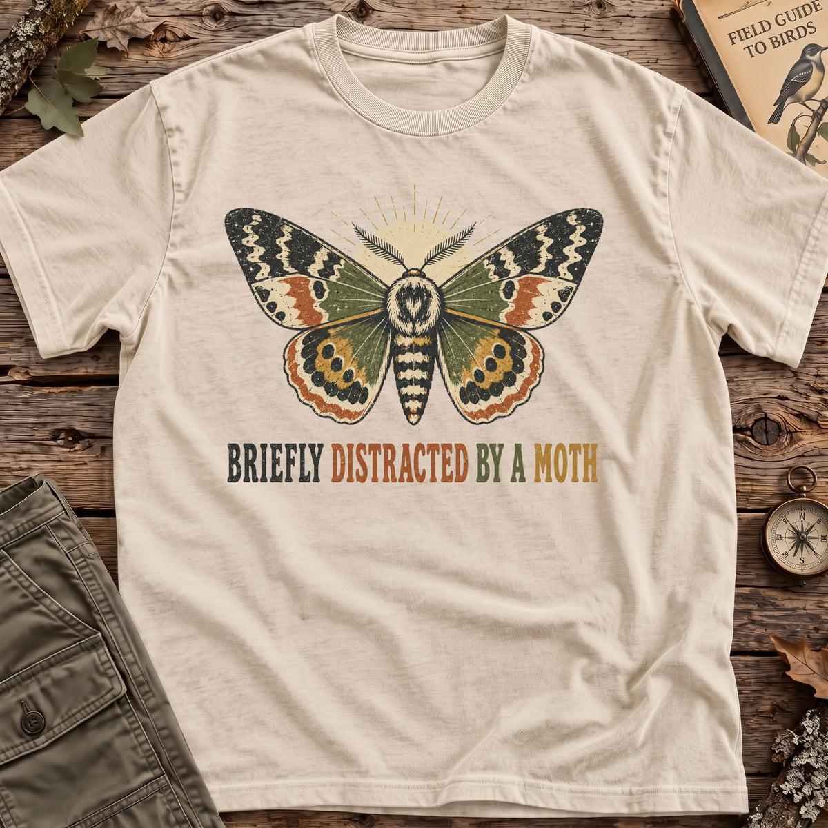 Distracted Vintage Moth T-Shirt