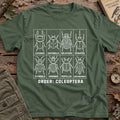 Coleoptera Grid T-Shirt