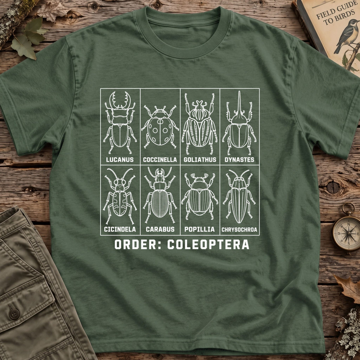 Coleoptera Grid T-Shirt