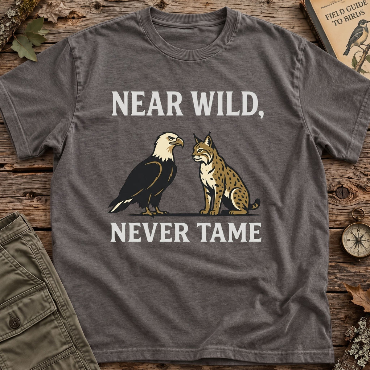 Never Tame Eagle Bobcat T-Shirt