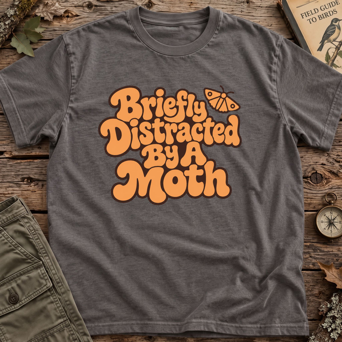 Briefly Distracted Bird Retro T-Shirt