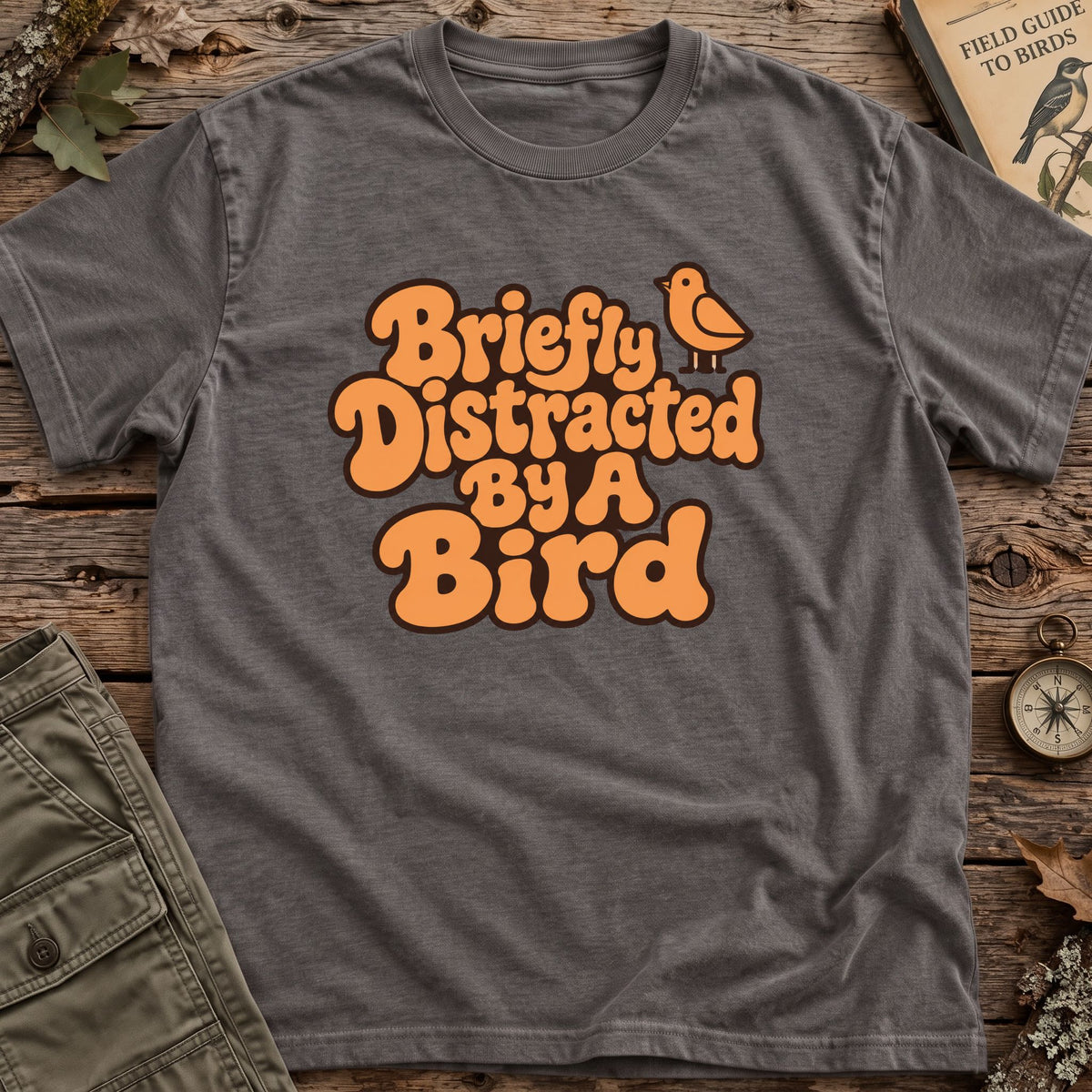 Briefly Distracted Moth Retro T-Shirt