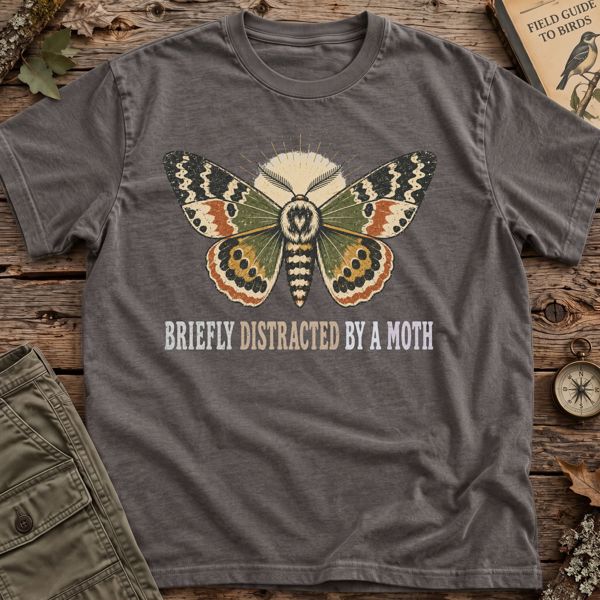 Distracted Vintage Moth T-Shirt