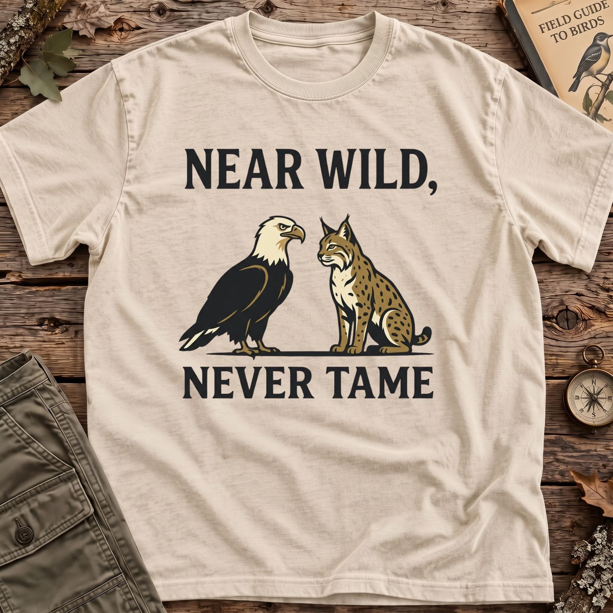 Never Tame Eagle Bobcat T-Shirt