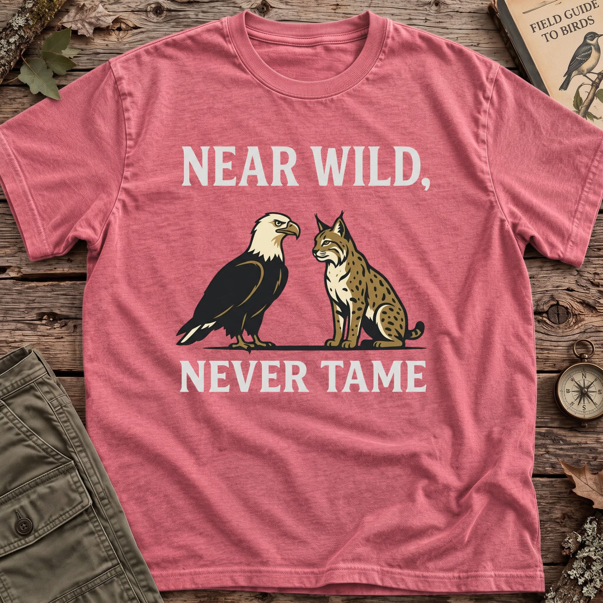 Never Tame Eagle Bobcat T-Shirt