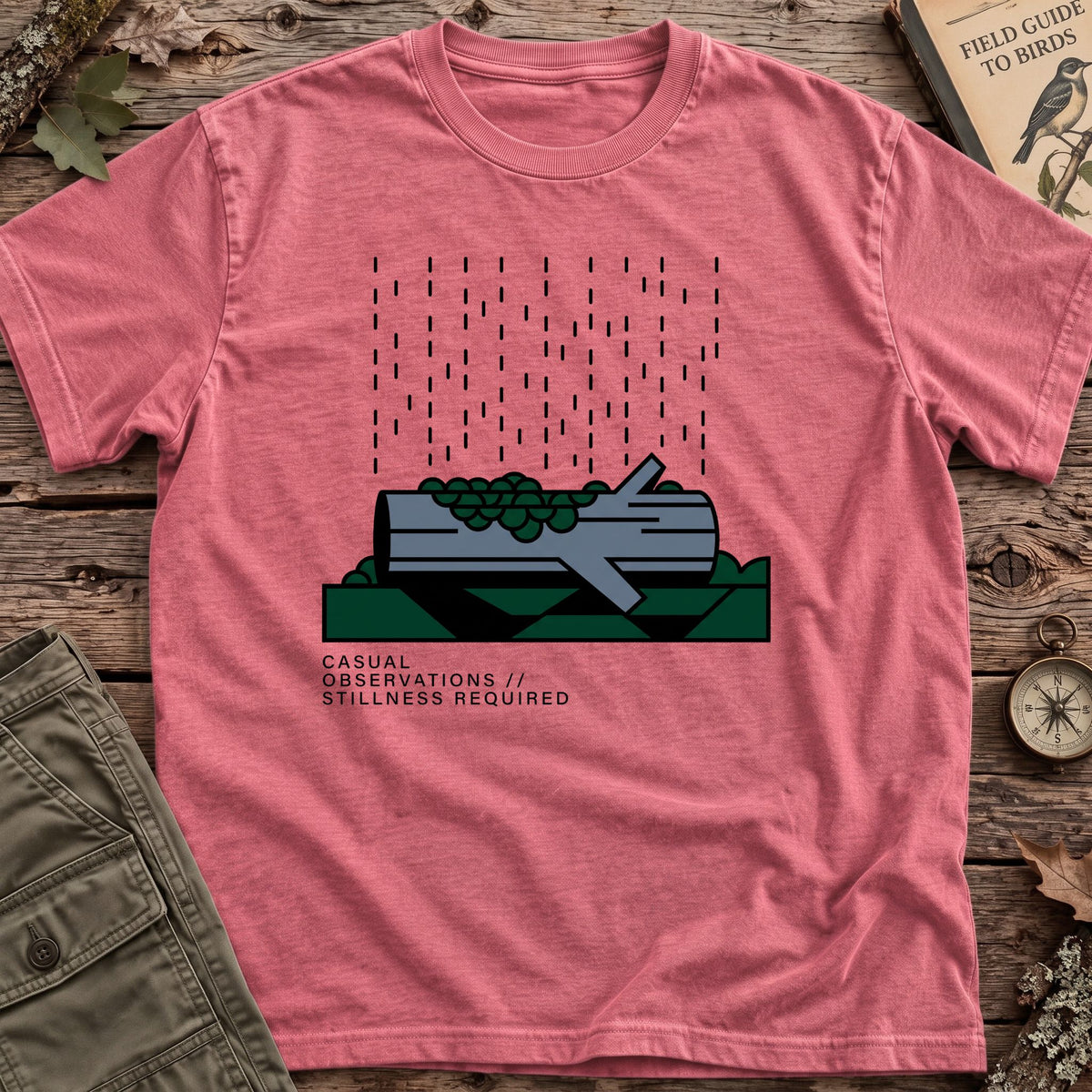 Log Rain Graphic T-Shirt