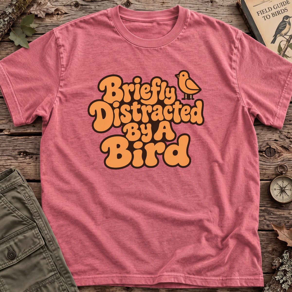 Briefly Distracted Moth Retro T-Shirt