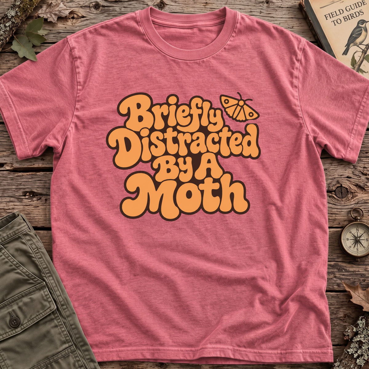 Briefly Distracted Bird Retro T-Shirt