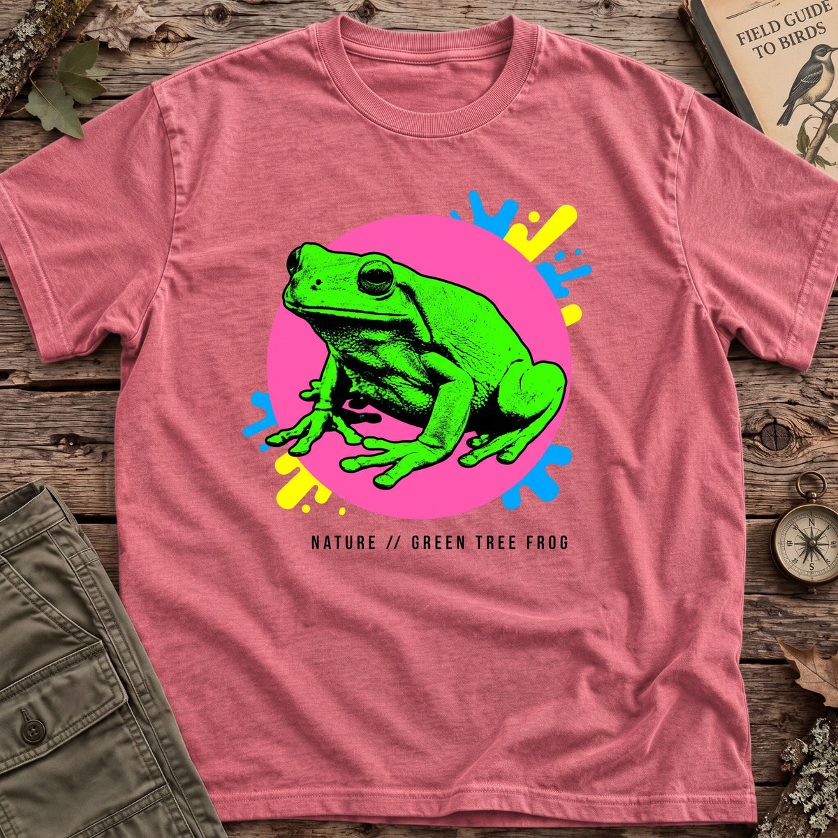 Pop Green Tree Frog T-Shirt