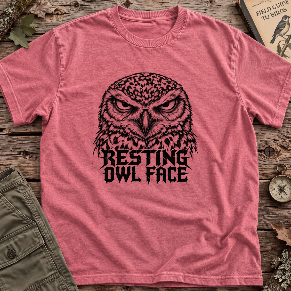 Resting Owl Face T-Shirt
