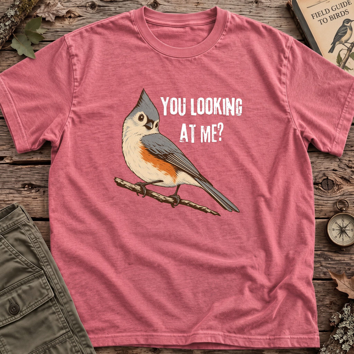 Looking at Me Bird T-Shirt